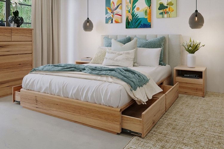 Laci di bawah tempat tidur, Sumber: bedshed.com.au